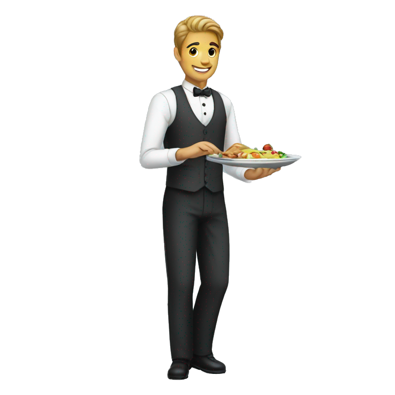 waiter  emoji