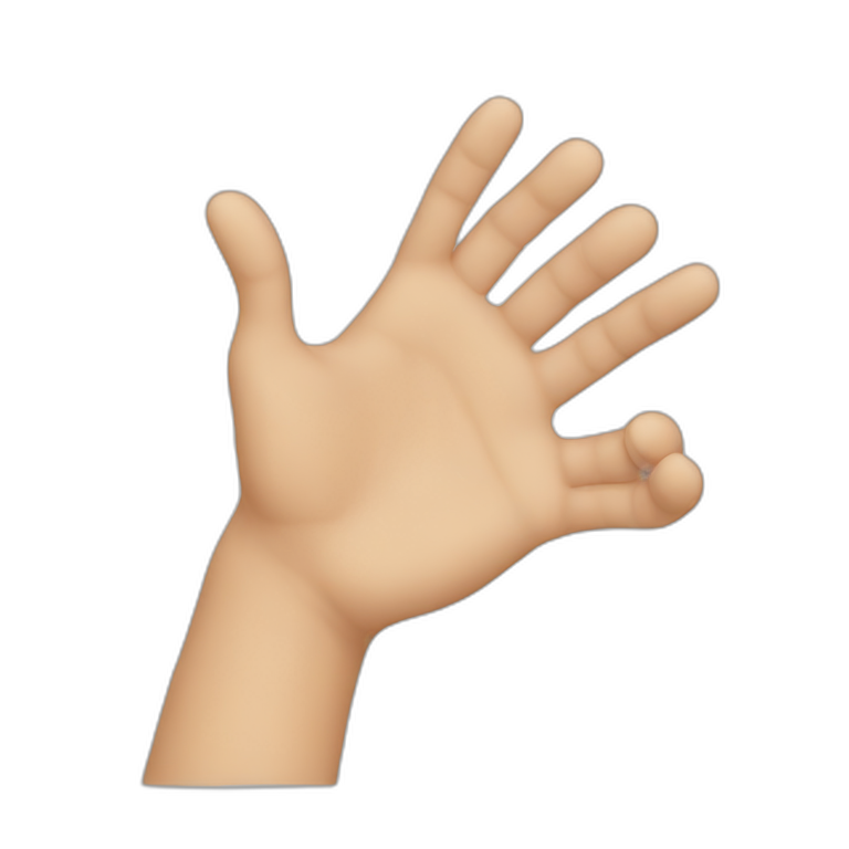 hand rubbing emoji