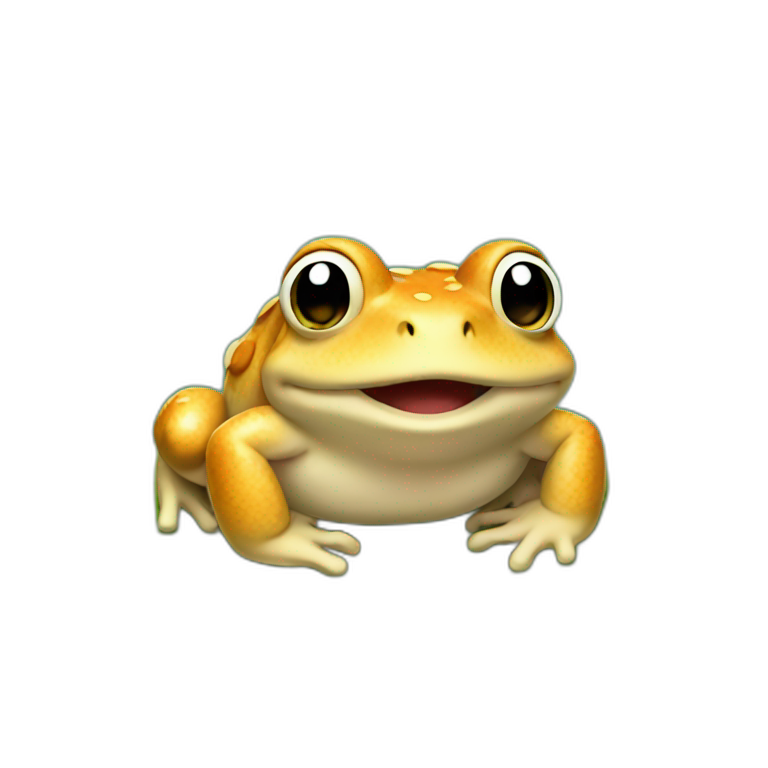 happy toad from mario emoji