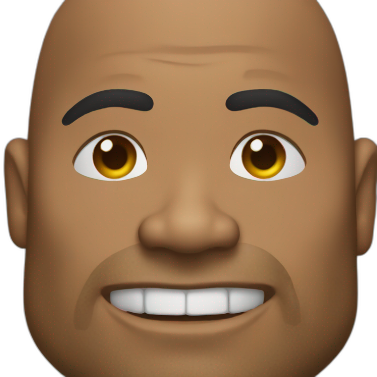 Dwayne Johnson emoji