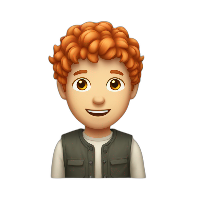red-haired farmentino emoji