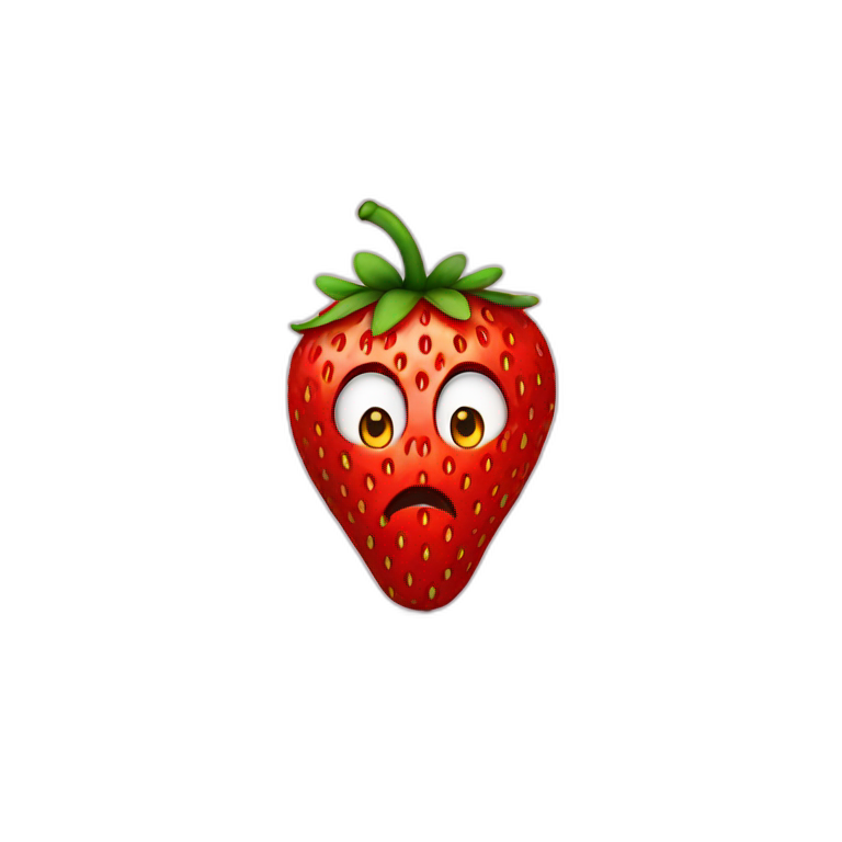 Evil Stawberry emoji