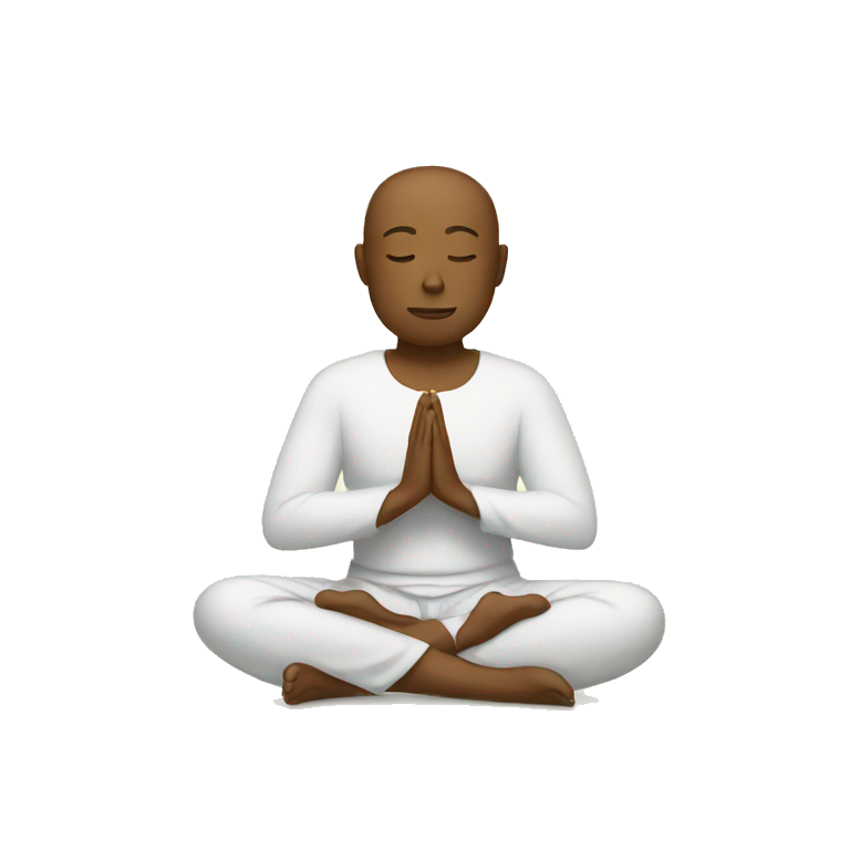 meditation emoji
