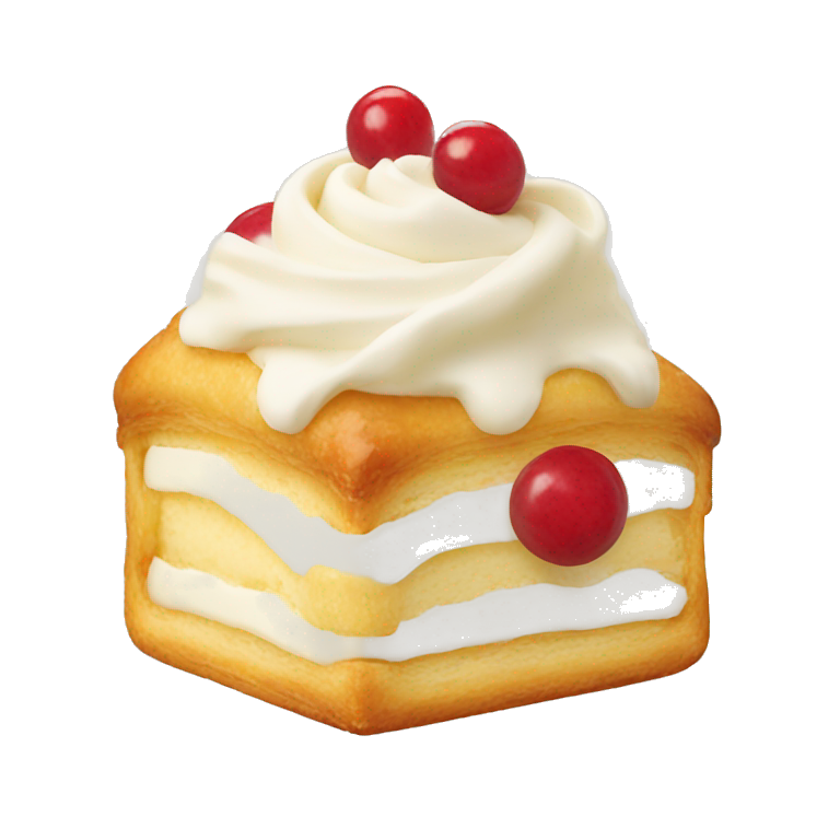 cream pastry emoji