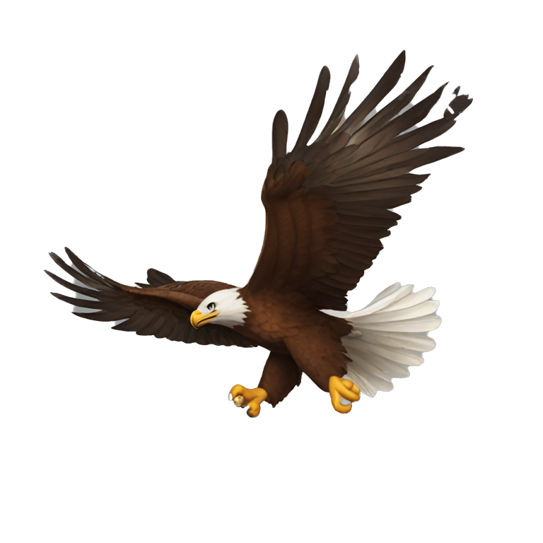 eagle-flying emoji