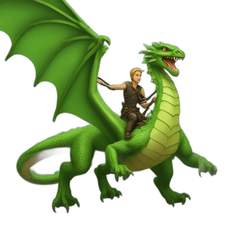 hydra riding a dragon emoji