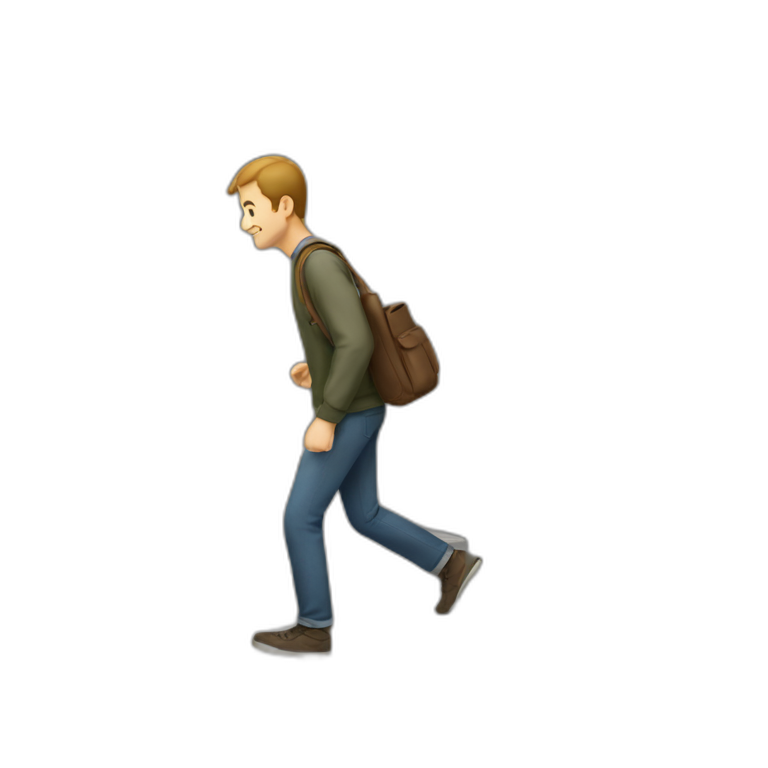 man-walking-on-stairs emoji