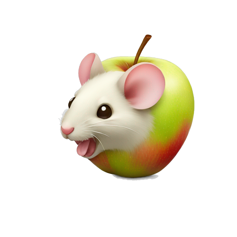 Mouse apple  emoji
