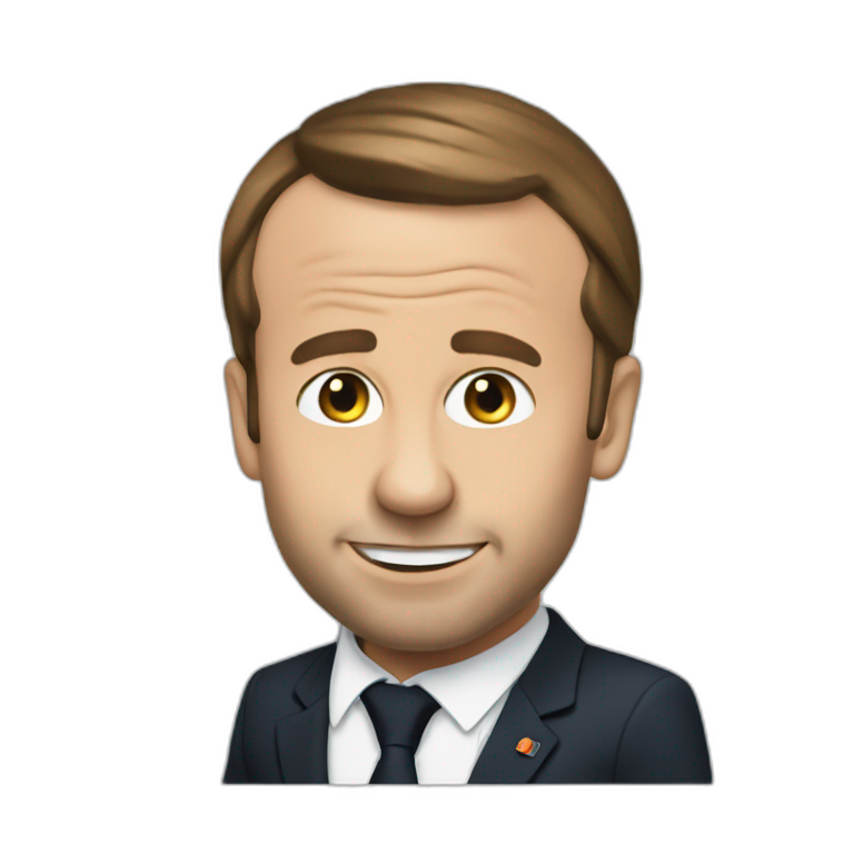 Macron qui twerk emoji