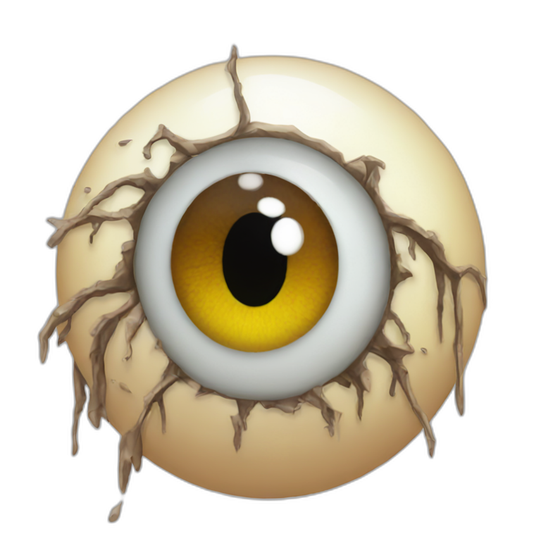 decaying eyeball emoji
