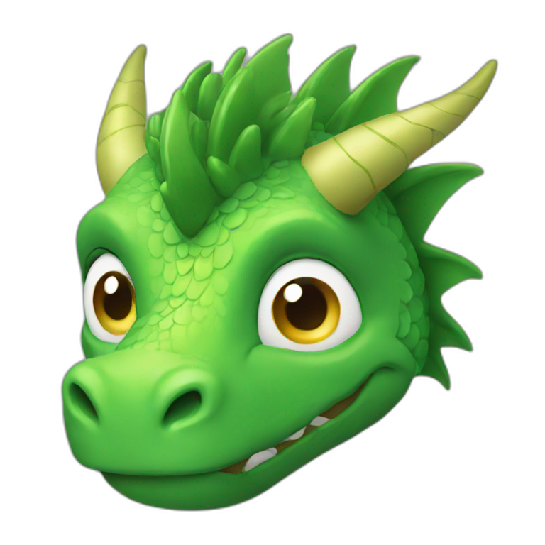 Year Green dragon emoji