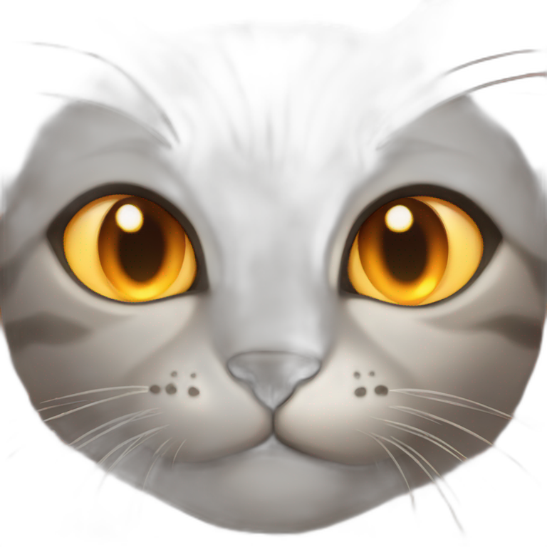 cat fire in eyes emoji