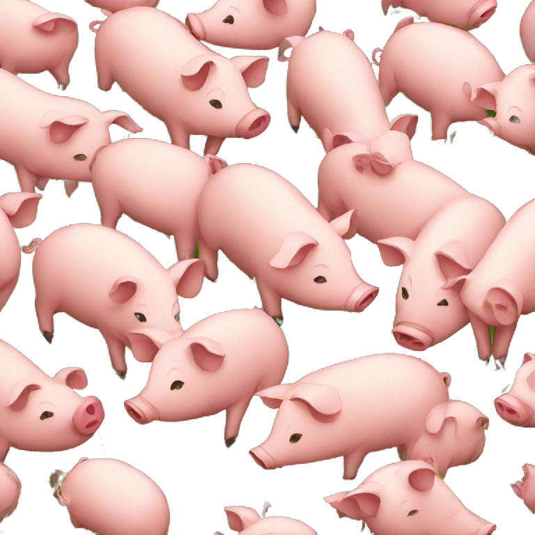 pigs in the grass emoji