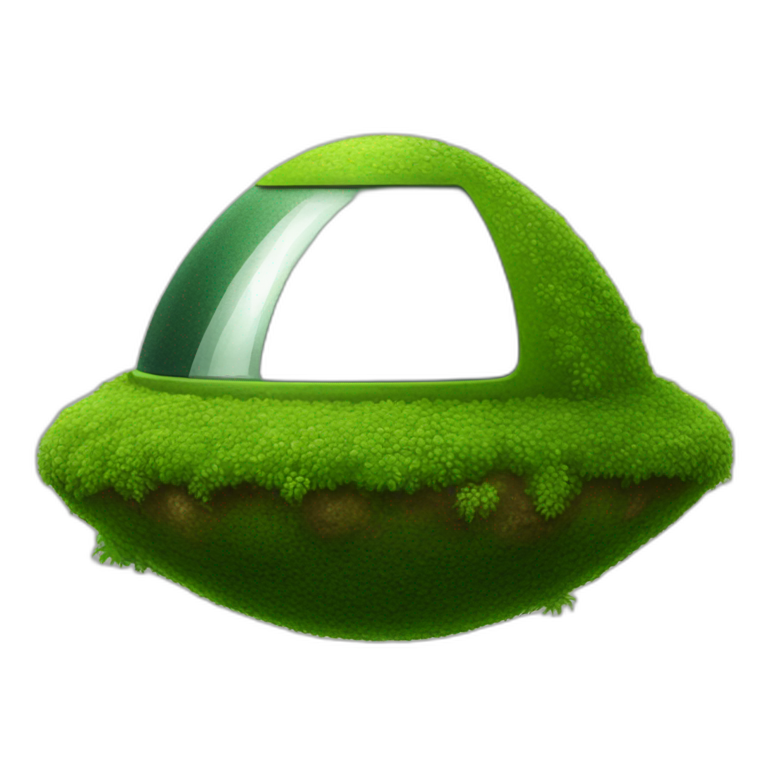moss-green-spaceship emoji