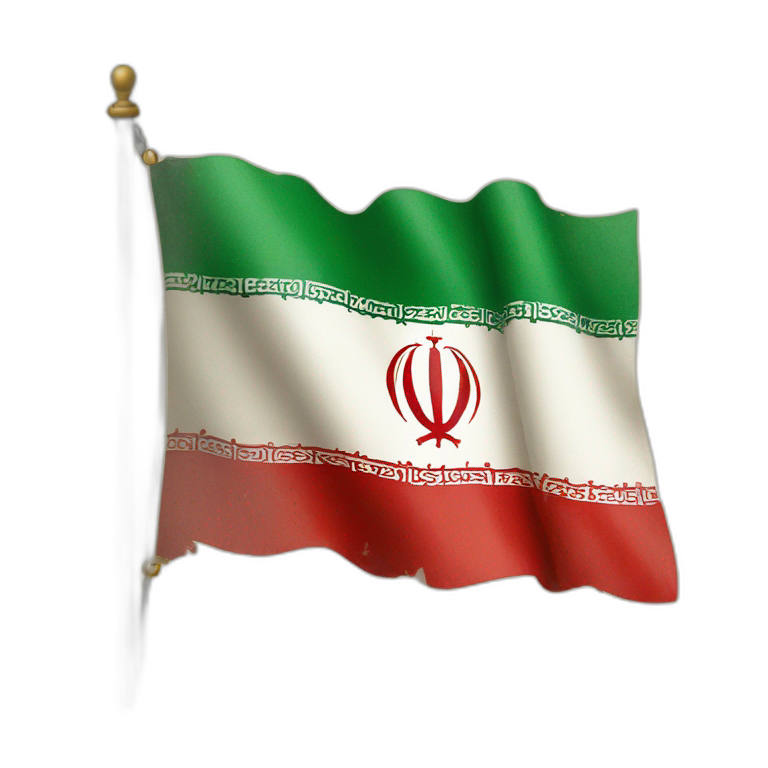 Old flag of iran emoji
