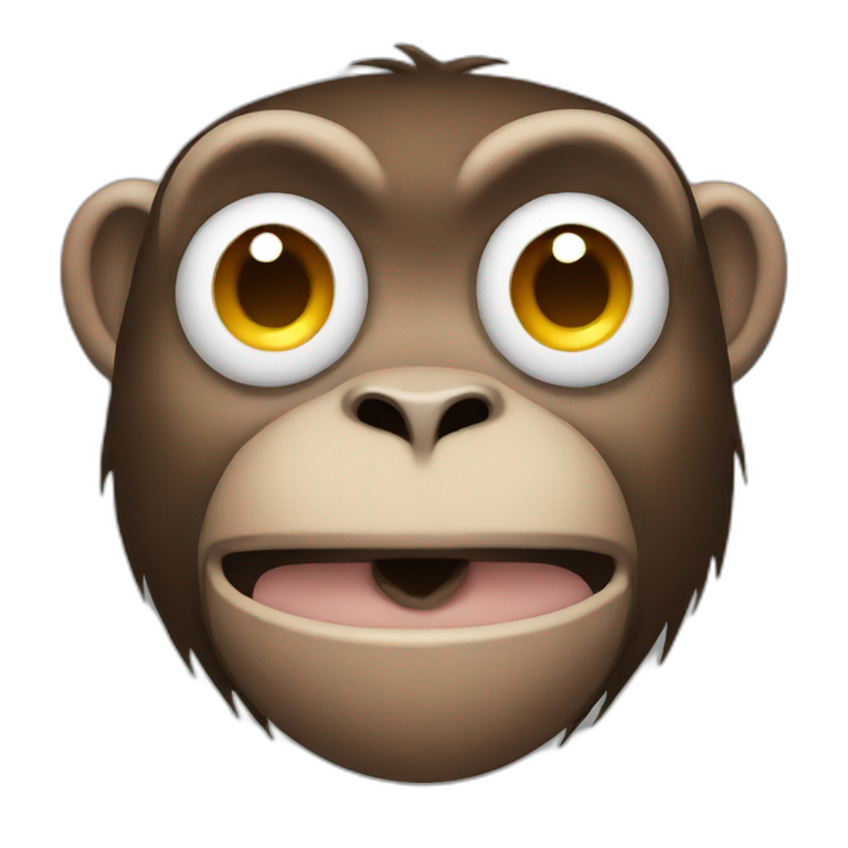 monkey emoji  crying emoji