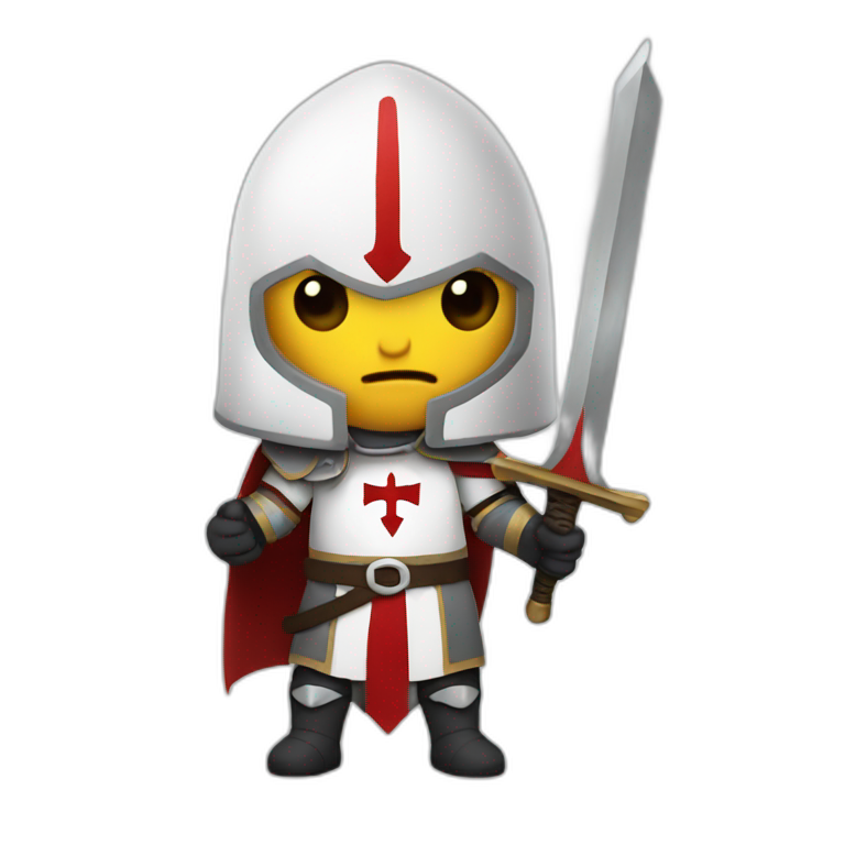 templar holding sword emoji