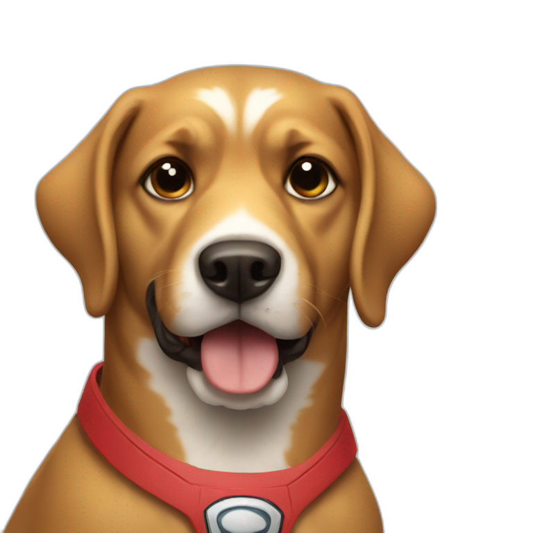 super hero dog emoji