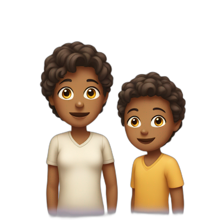 kids and mom emoji