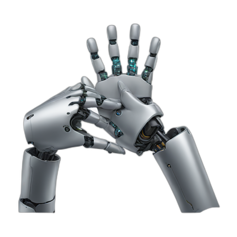 The human-robot handshake emoji