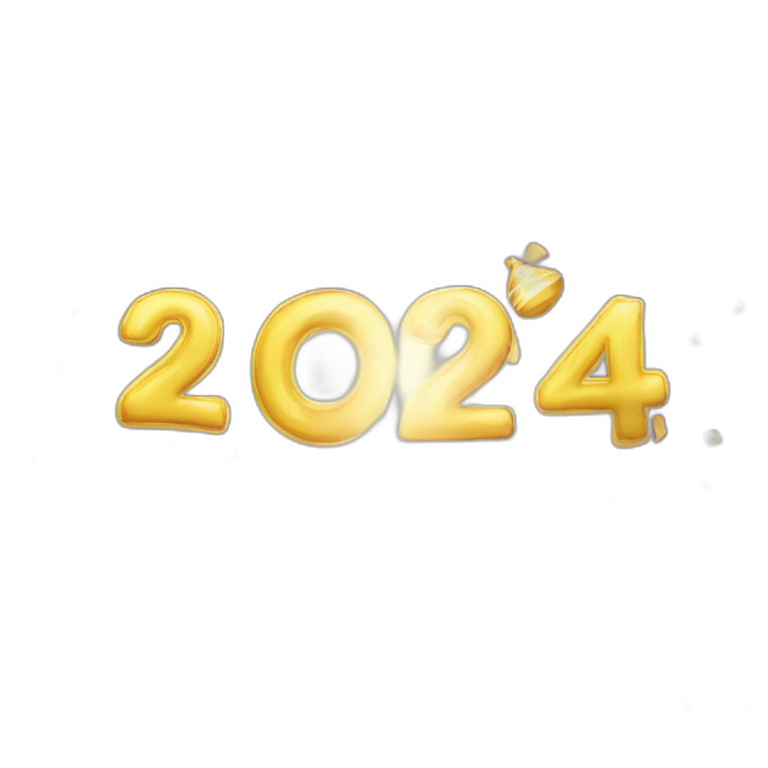 Happy new year 2024 emoji