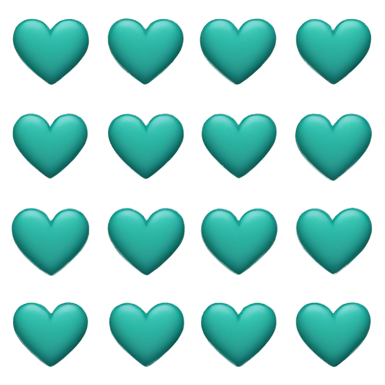 teal heart emoji