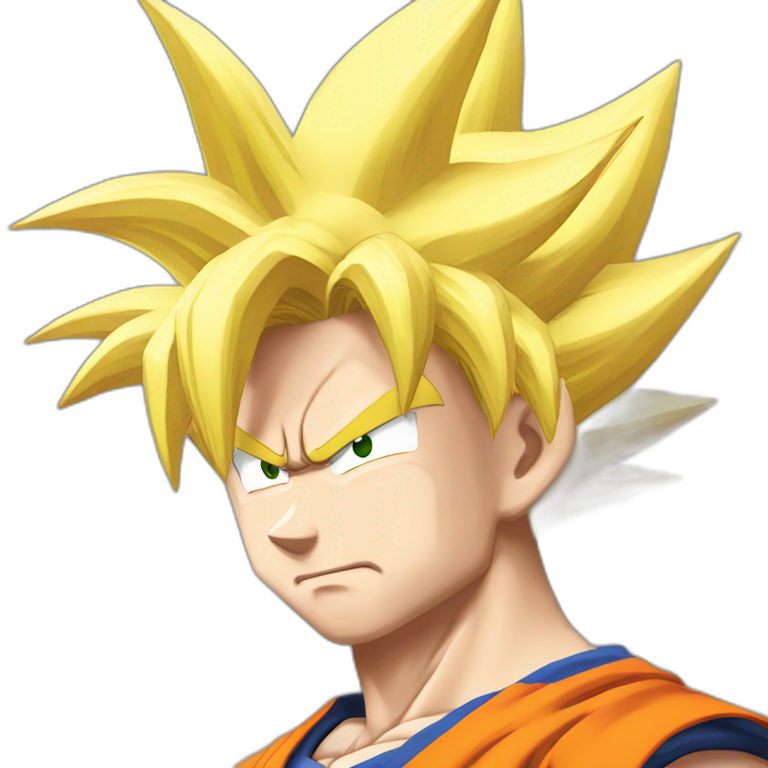 Goku sayan emoji
