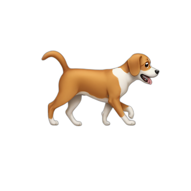 dog walking emoji
