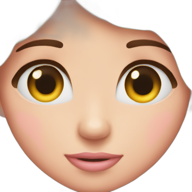 Blush heart eyes emoji emoji