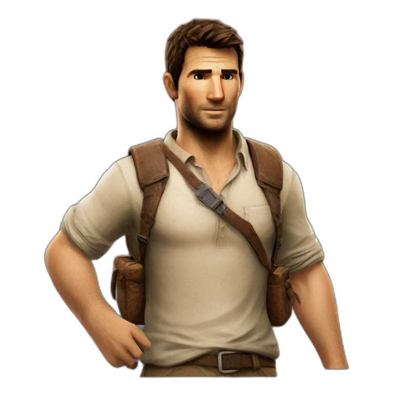 Nathan Drake From Uncharted Game emoji