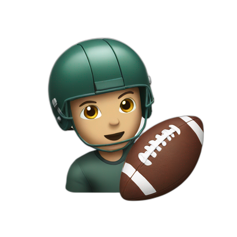 PLAYING FOOTBALL  emoji