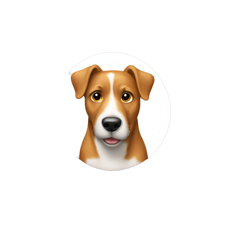 dog with dog food in front of him emoji