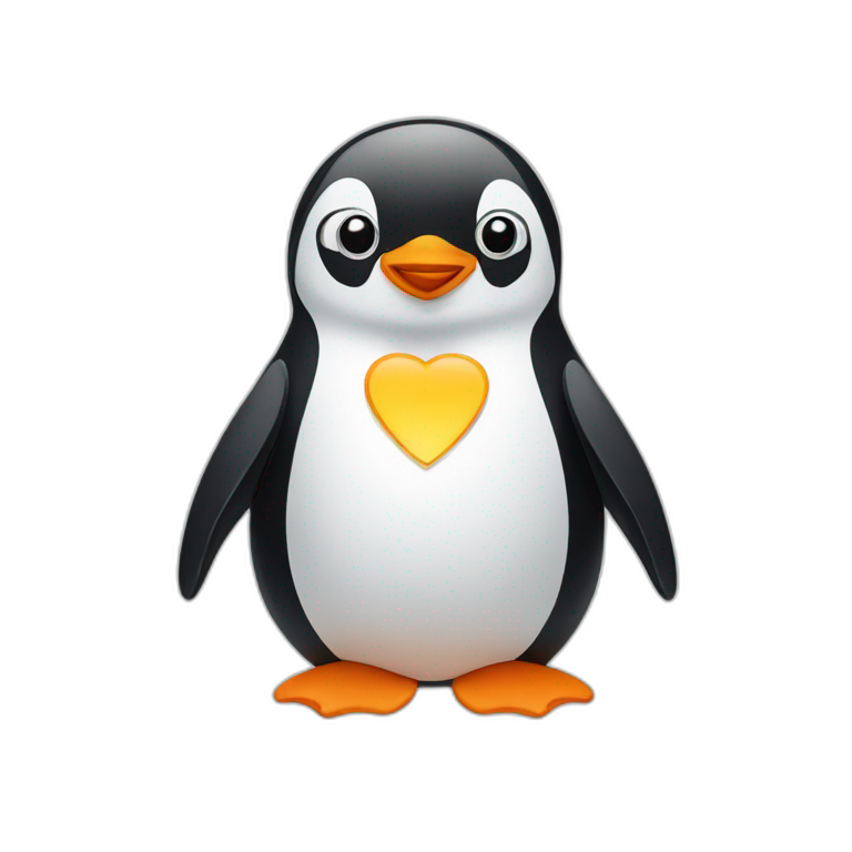 penguin logo for English school emoji