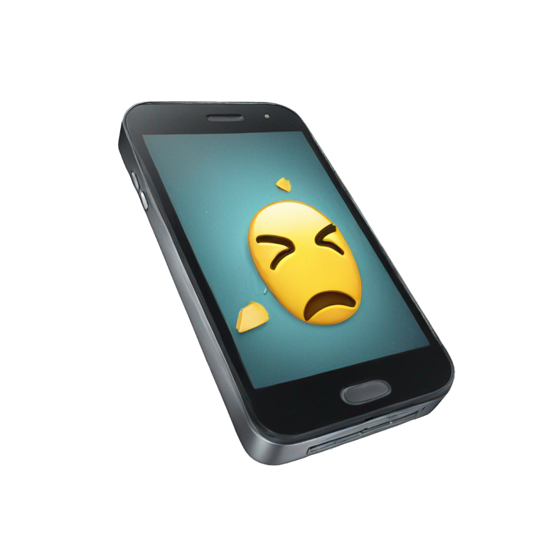 broken phone emoji