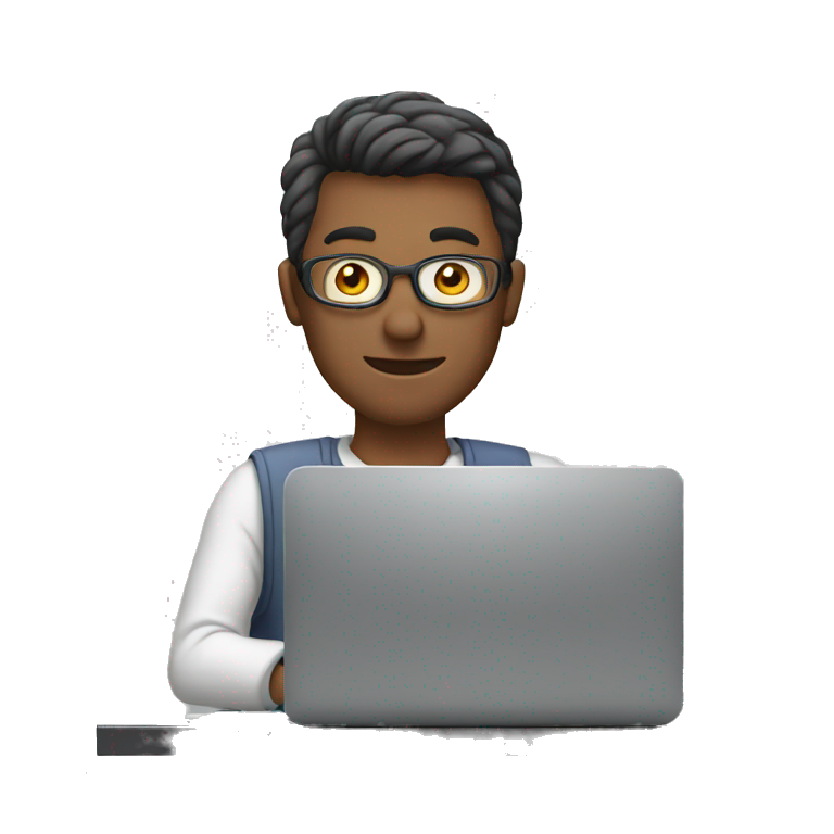 man at the computer emoji