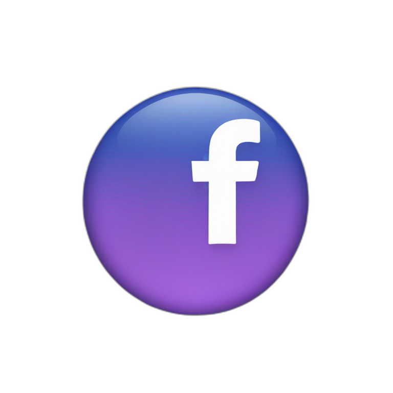 A Facebook Follow button  emoji