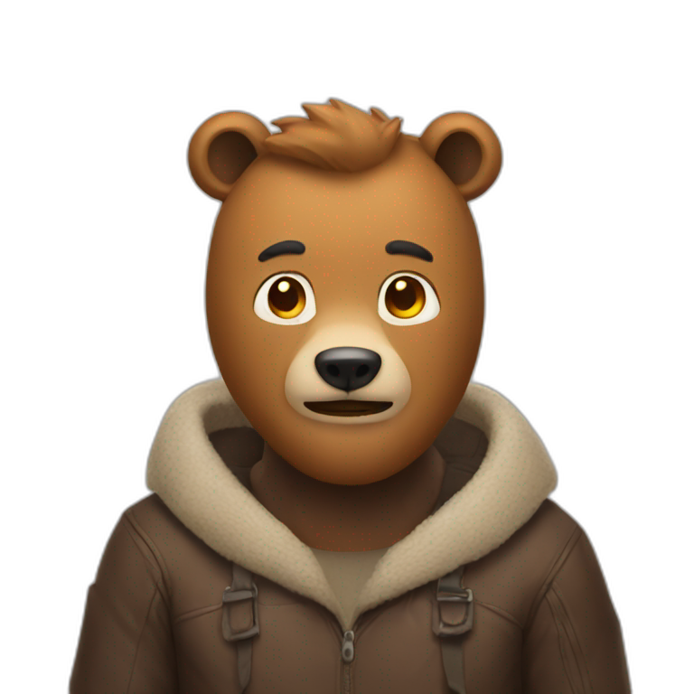 bear man emoji