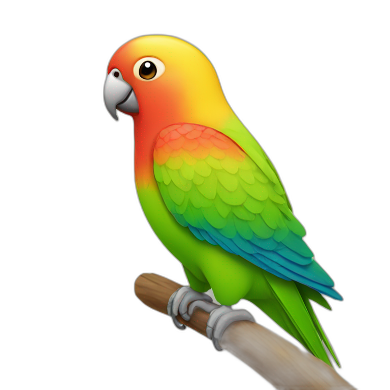 lovebird parrot emoji