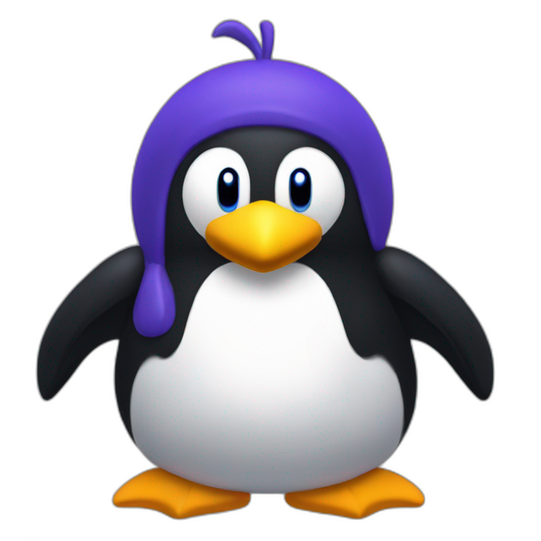 super mario 64 penguin emoji