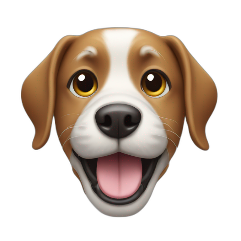 happy-dog-operating-camera emoji