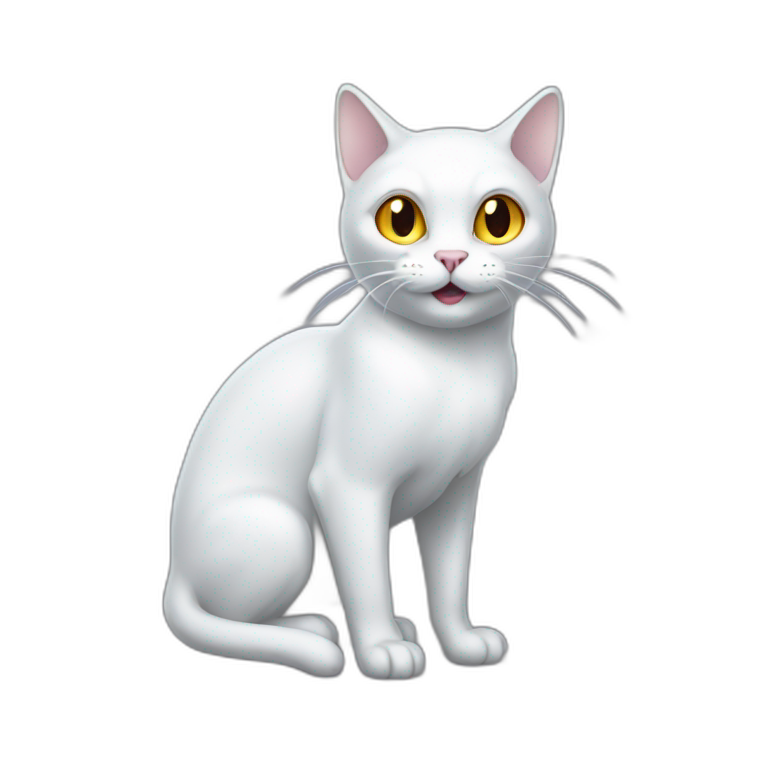 Halloween-ghost-cat emoji