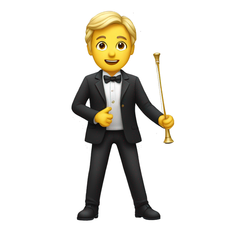 music conductor emoji