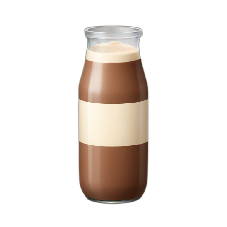 Chocolate milk  emoji