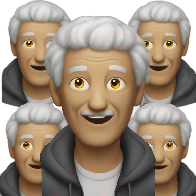 old man at a rave emoji
