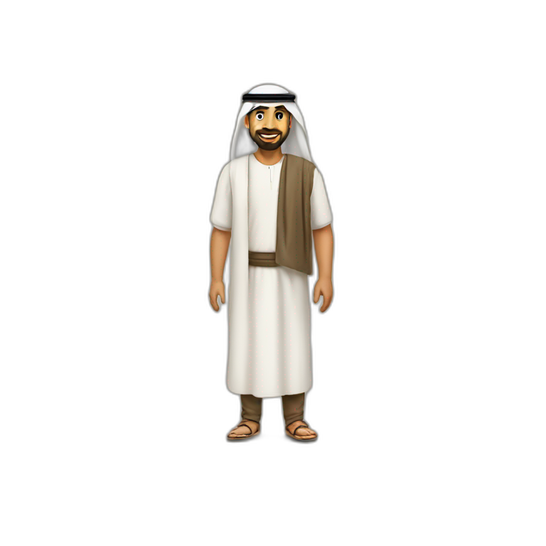 Arab man modern emoji