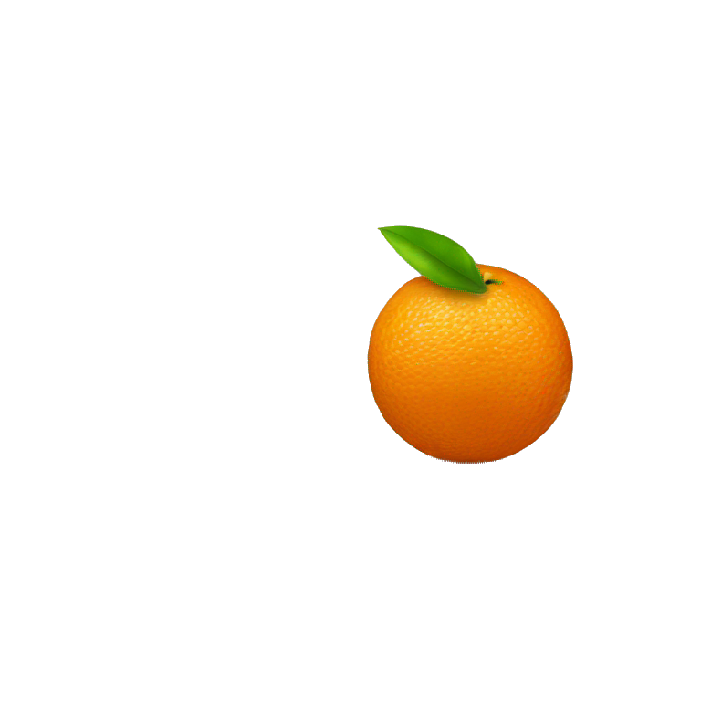 orange fruit emoji