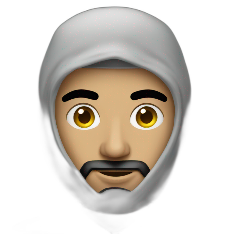 arab man Hacker emoji