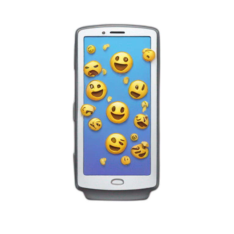 scrolling addiction phone emoji