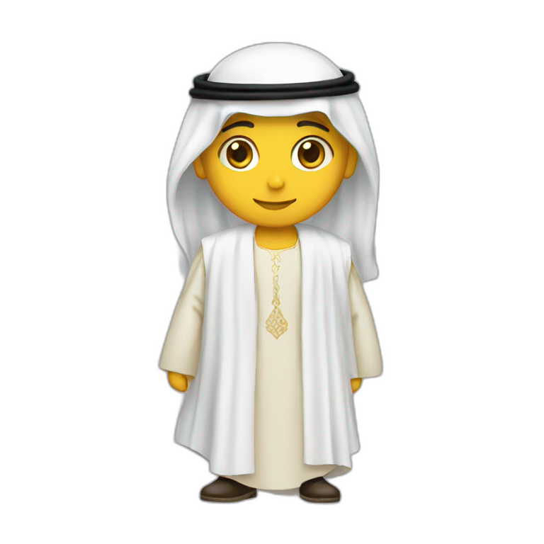 Saudi formal dress emoji