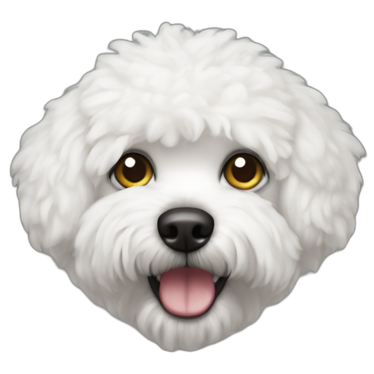 cyclop bichon frise emoji